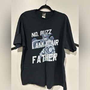 2XL Disney Toy Story Star Wars father black shirt